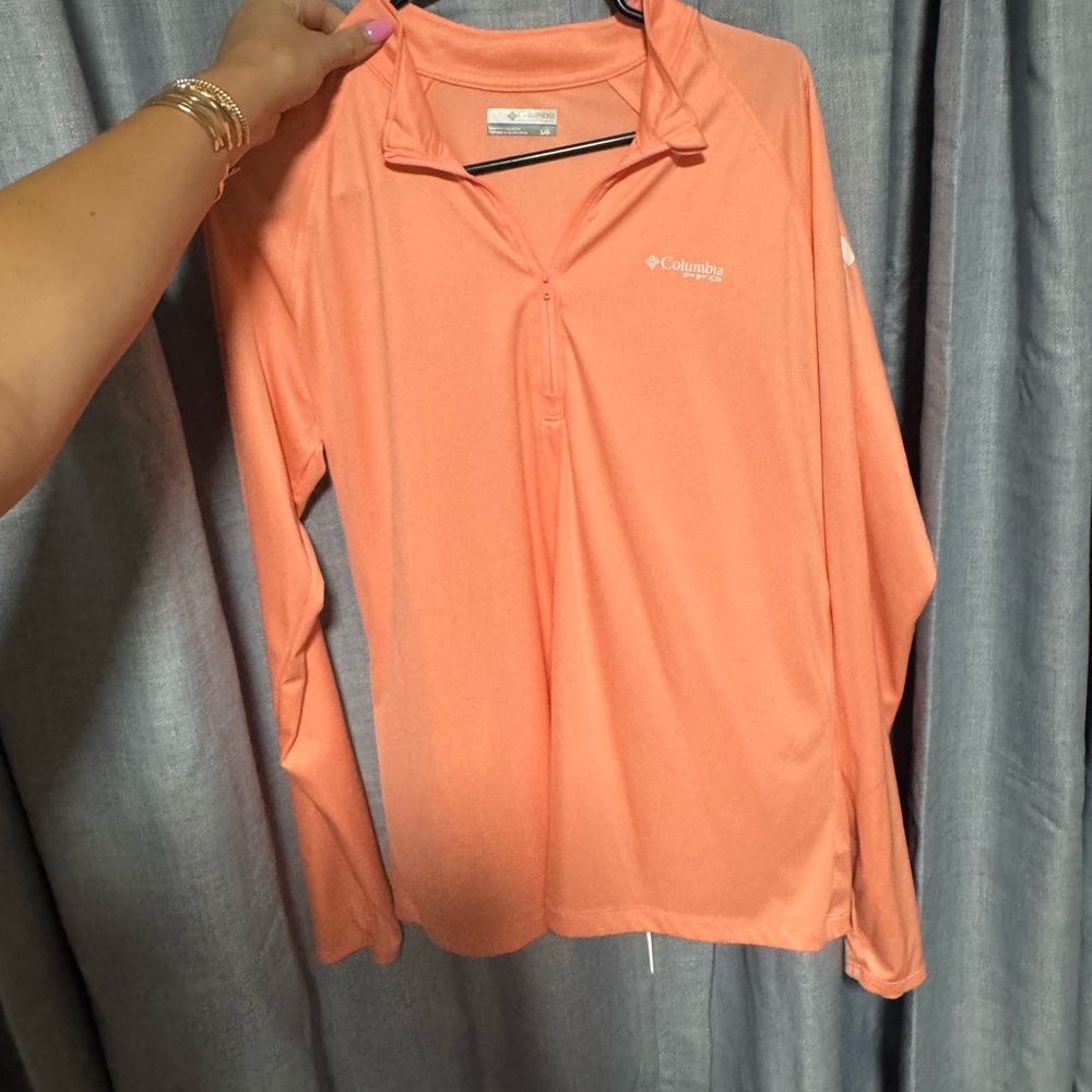 Columbia Peach Long Sleeve Top